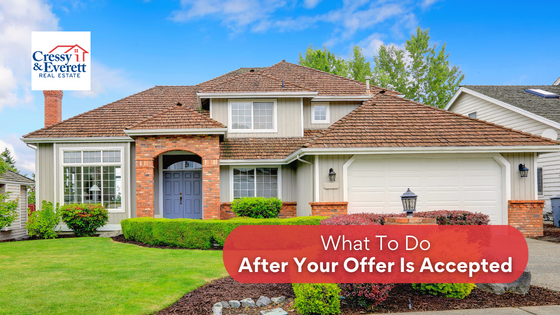 Your offer was accepted, and you're one step closer to finalizing the purchase. Here's what you need to do.